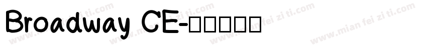 Broadway CE字体转换